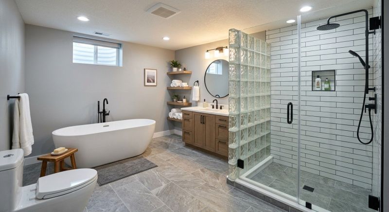 Basement Bathroom Remodeling in Chardon, OH