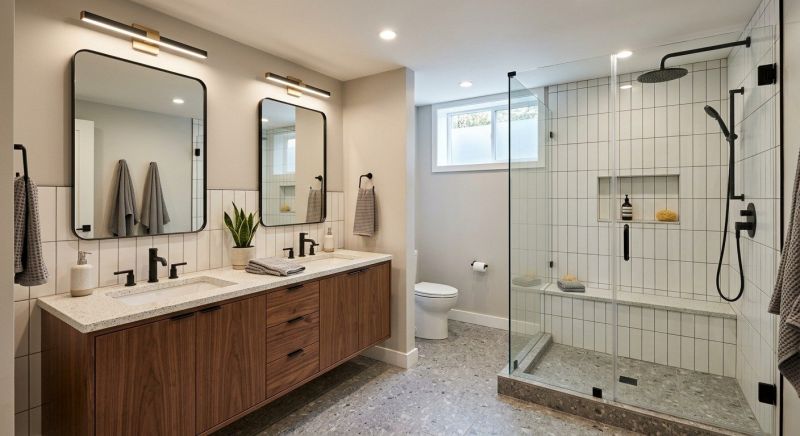 Basement Bathroom Remodeling in Chardon, OH
