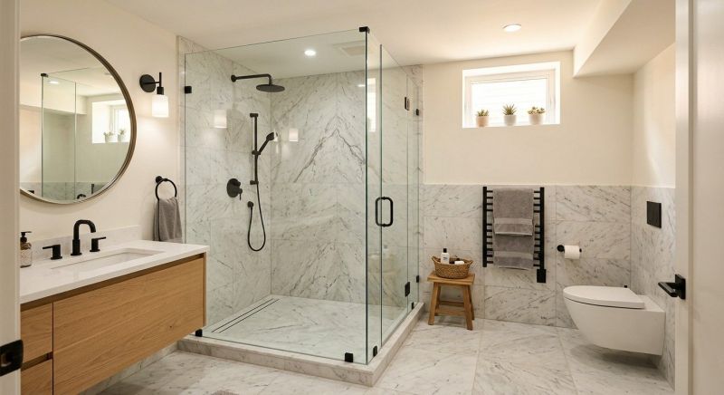 Basement Bathroom Remodeling in Chardon, OH